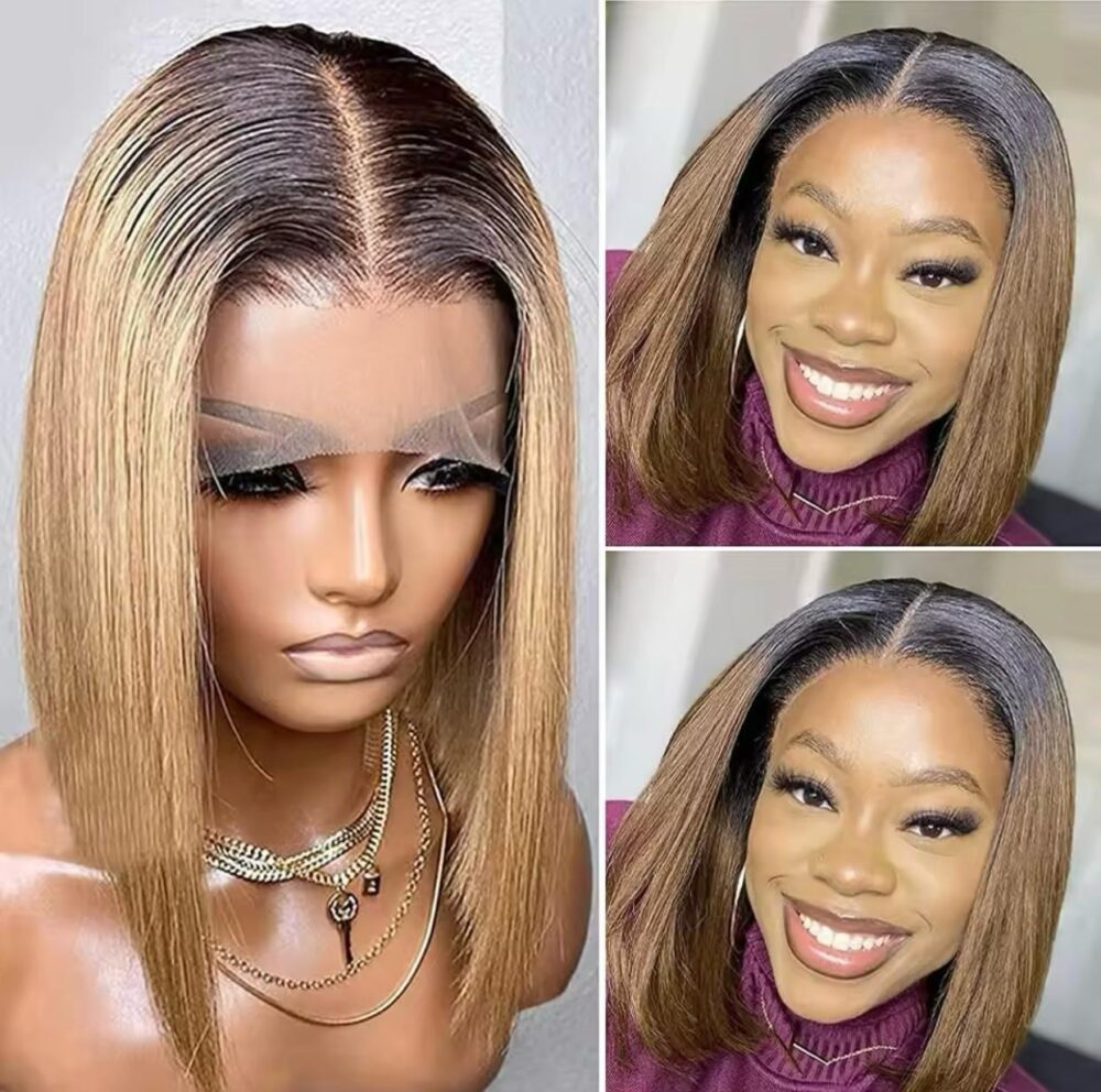 100% Glueless Highlighted Human Hair Wig - Image 5