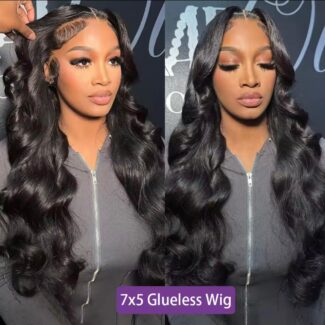 Body wave human hair wig